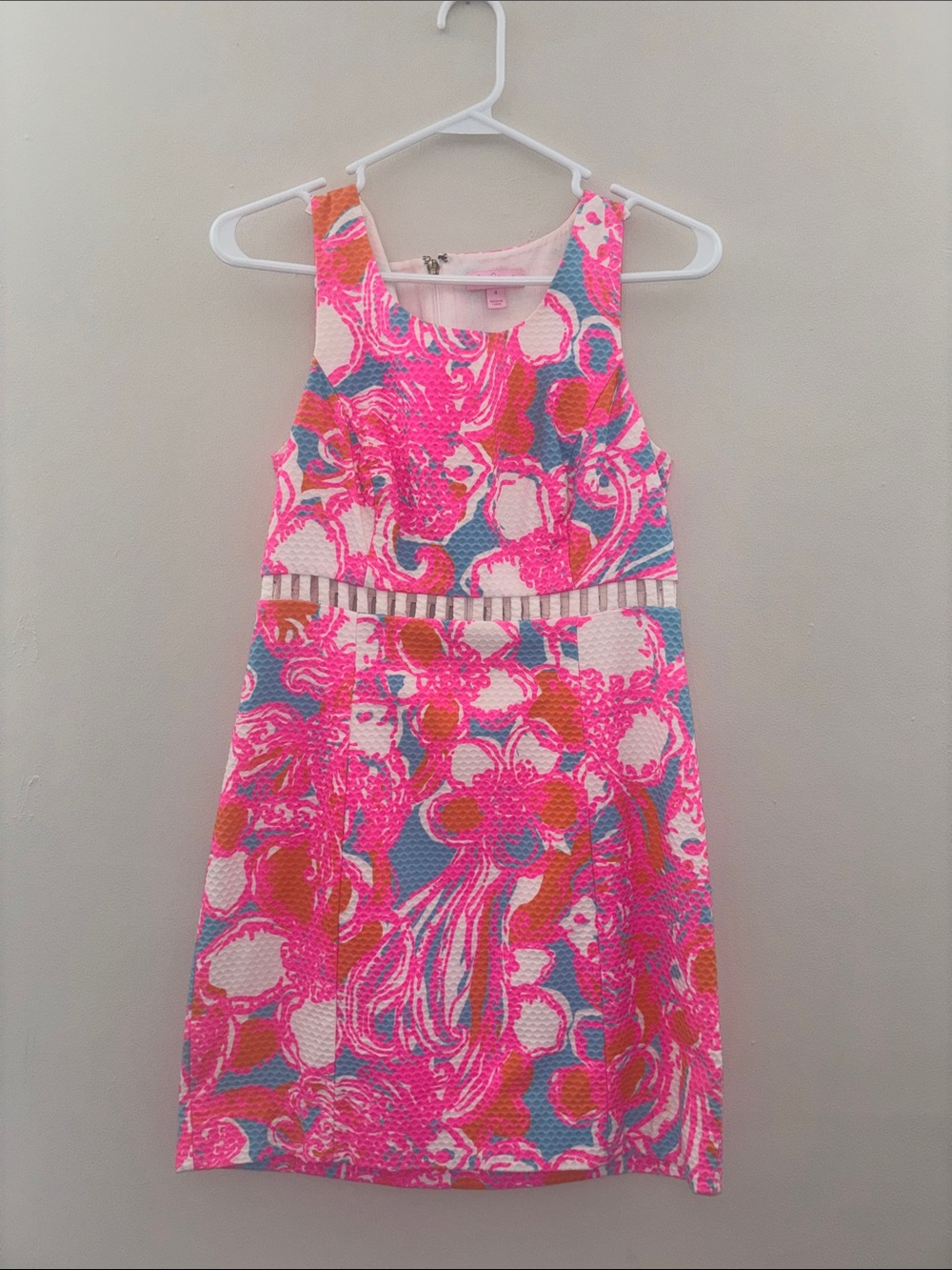 Lilly Pulitzer Bright Pink Floral Shift Dress